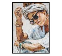 Toile imprimée ""Bianca"" 50x70cm - Atmosphera Créateur d'intérieur