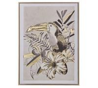 Toile imprimée encadrée Rafi vert 50x70cm - Atmosphera Créateur d'intérieur