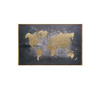Toile imprimée Monde encadrée 58x88