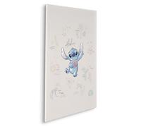 Toile imprimée sur cadre de Komar - Disney Lilo and Stitch In the Sun - Taille: 60 x 90 cm