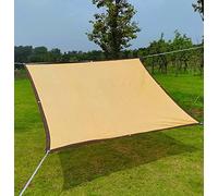 Toile Ombrage 4x5 Filet Anti Chaleur Filet d'ombrage Voile d'ombrage Rectangulaire Clôture Filet D'intimité, Écran Solaire/Respirant Pergola Jardin Cour,beige-5x8m