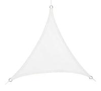 Toile Ombrage Exterieur Voile D'ombrage Triangulaire en Tissu for Plantes De Jardin, Filet D'ombrage for Gazébo, Piscine, Patio Extérieur(Only White Sail,5.5mx5.5mx5.5m)