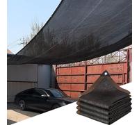 Toile ombrage HDPE Noire 99% Occultation Voile d'ombrage exterieure | 1x18m Filet ombrage protection solaire brise vue Filet Occultant Anti chaleur pour voiture pergola terrasse plantes