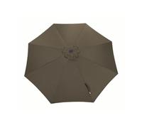 PROLOISIRS Toile Parasol Mat Droit 300 par 8 Polyester 200gr SD - Taupe Taupe G