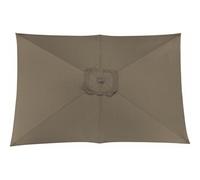 Toile Parasol Mat Droit 3x2 par 6 Polyester 200gr SD - Taupe