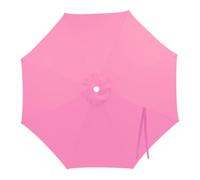Toile Parasol pour Terrasse - Protection UV avec 6/8 Baleines, Toile De Rechange Générique | Adaptée Aux Parasols Déportés 3m | Idéal pour Balcon, Cour, Jardin, Plage(Pink,2.3 m - 6 ribs)