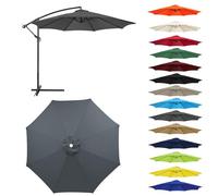 Toile Parasol Remplacement 2-3,0m 6/8 Baleines Déporté et Droit Anti UV | Polyester résistant • Protection solaire • Installation facile • Design durable • Jardin et terrasse