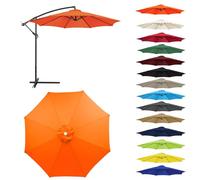 Toile Parasol Remplacement 2-3,0m 6/8 Baleines Déporté et Droit Anti UV | Polyester résistant • Protection solaire • Installation facile • Design durable • Jardin et terrasse