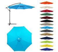 Toile Parasol Remplacement 2-3,0m 6/8 Baleines Déporté et Droit Anti UV | Polyester résistant • Protection solaire • Installation facile • Design durable • Jardin et terrasse