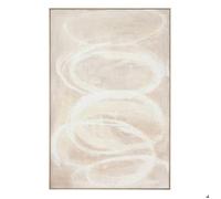 Toile peinte encadrée Krisna beige 150x100cm - Atmosphera Créateur d'intérieur