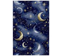 Toile Peinture Lune Étoile Bleue Affiche Decoration Murale Tableau Decoration Murale Salon Poster Mural Sans Cadre Tableaux, Posters Et Arts Décoratifs Tableau Peinture Chambre Moderne 40x60cm/1 Pcs