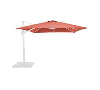 Toile pour parasol déporté 3x3m terracotta Malaga - Oviala