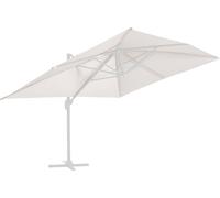 Toile pour parasol déporté 4x3m écru - Oviala Caserta
