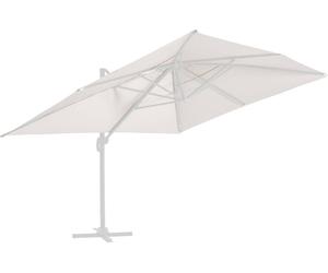 Toile pour parasol déporté 4x3m écru - Oviala Caserta