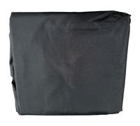 Toile de rechange pour parasol droit HAPUNA 2x3m noir - rectangulaire, polyester déperlant et anti-UV