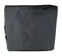 Toile de Rechange pour Parasol Droit HAPUNA 3,30m de diamètre Noir - Ronde, Polyester déperlant et Anti-UV