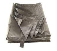 Happy Garden Toile pour pergola murale FRÉJUS 3×4 m Polyester 180 g/m² déperlante Taupe