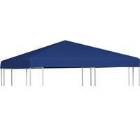 Toile supérieure de belvédère 310 g / m² 3 x 3 m Bleu