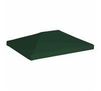 Toile supérieure de belvédère 310 g/m² 4 x 3 m - vidaXL - vert 635etd81x
