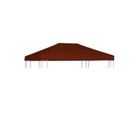 vidaXL Toit de pavillon 310 g / m² 3x4 m terre cuite