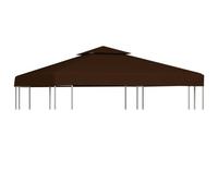 vidaXL Toile double niveau marron 3x3 m - 310 g/mÂ²
