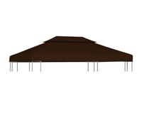 Toile Supérieure Double De Belvédère 310 G/M² 4x3 M Marron
