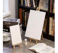 Toiles tendues vierges pour la peinture, disponibles en plusieurs tailles. Ces panneaux d'art fonctionnent avec les peintures acryliques, les peintures à l'huile et les médias aquarelles humides, idéa