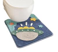 Toilet Floor Mat - Non Slip Quick Dry Absorbent | Washable Bath | Around The Toilet Rug For Bath, Shower, Floor, Home, Bedroom, Dorm, Restroom, Room, Farmhouse, Christmas, Halloween