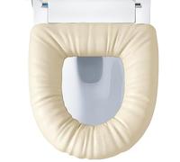 Toilet Seat Cushion, Waterproof Elastic Tight, Fit Padded Seat Cover, with Soft Comfort Toilet Riser Pad, Sturdy Build Design, Pressure Relief Hygiene Style, for Home Bathroom and Daily Uses