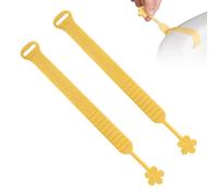 Toilet Seat Lift Handle 2 Pieces Tool With Aromatherapy Reusable | Flower Design Avoid Touching Silicone Toilet Seat Lid Lifter For , Office, Hotel, Bathroom Home