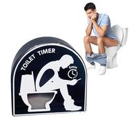 Toilet Timer | Sablier de Toilettes Amusant | Minuteur 5 Minutes pour Toilette & Salle de Bain | Idée Cadeau Fun pour Enfants & Adultes | Fixation Rapide avec Ventouse | OriginalCorner