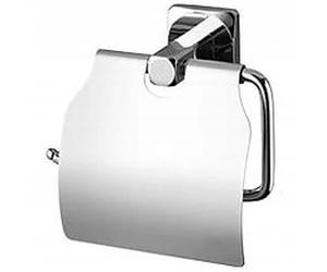 Toilettenpapierhalter mit Klappe, verchromt, Ice