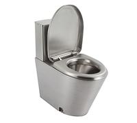 Toilettes à double siphon en acier inoxydable 304, haute efficacité, économie d'eau, siège à fermeture douce pour une expérience de bain confortable