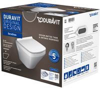 Toilettes murales Duravit DuraStyle Compact Ensemble sans rebord Duravit, 45710900A1