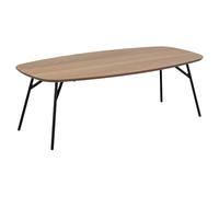 Toilinux.com Table Basse allongée Bois et métal HALDOR - Beige