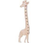 Toilinux.com Toise Enfant Girafe en Bois - Hauteur 140 cm - Décoration Chambre Bébé - Idée Cadeau Naissance & Anniversaire