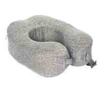 Coussin de voyage à mémoire de forme enroulable - Gris