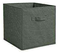 Toilinux - Cube de rangement pliable en tissu avec poignée - 30 x 30 x 30 cm - Romarin