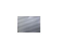 Lot 2x Adhésif décoratif pour meuble effet Vague - 200 x 67 cm - Argent