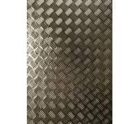 Toilinux - Lot 2x Adhésif décoratif pour meuble Metallique - 150 x 45 cm - Gris alu - Metallique Gris G