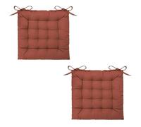Lot 2x Galette de chaise - Terracotta