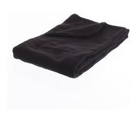 Lot 2x Plaid polaire - 125 x 150 cm - Noir