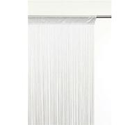 Toilinux - Lot 2x Rideau fils - 90 x 200 cm - Ivoire Ivoire G