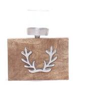 Porte bougie chauffe-plat cerf - grand modèle