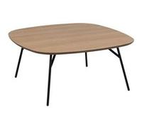Table basse en bois et métal HALDOR - Beige