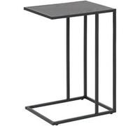 Table d'appoint ou bout de canapé en MDF et métal - Noir