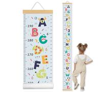 Toise Bébé Murale,Règle Hauteur à Suspendre,Mesure Croissance,Toise Murale Enfant,Lettres de Dessin Animé 200cm x 20cm (monstre)