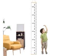 Toise de croissance - Échelle murale pour, altimètre adapté aux en bois de | pin et toile | Facile à attacher, mesurer et enregistrer la croissance pour les chambres d', les salle