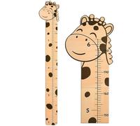Toise de croissance en PVC - Règle de hauteur murale de 150 cm, mesure de chambre d'enfant, motif animal de dessin animé, matériau PVC | Tableau d'enregistrement mural pour décoration de