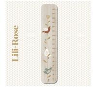 Toise en bois Branche Oiseau Lili Rose personnalisable
